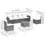 Garden sofa set with beige cushions mix 7 pieces PE rattan by , Garden sets - Ref: Foro24-3256402, Price: 481,70 €, Discount: %