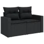 11-piece garden sofa set and black synthetic rattan cushions by , Garden sets - Ref: Foro24-3256657, Price: 664,00 €, Discoun...