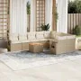 Garden sofa set with beige cushions 10 pieces synthetic rattan by , Garden sets - Ref: Foro24-3257052, Price: 846,35 €, Disco...