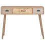 Mesa consola con 3 cajones madera maciza de pino 100x30x73 cm de , Aparadores - Ref: Foro24-247384, Precio: 127,87 €, Descuen...