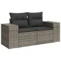 7-piece garden sofa set with gray PE rattan cushions by , Garden sets - Ref: Foro24-3225549, Price: 454,96 €, Discount: %