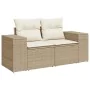 Garden sofa set with beige cushions 8 pcs PE rattan by , Garden sets - Ref: Foro24-3225554, Price: 601,44 €, Discount: %