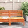 Gartensofa ohne Armlehnen aus massivem Kiefernholz, wachsbraun von , Modulare Sofas für den Außenbereich - Ref: Foro24-837995...