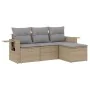 Garden sofa set with cushions 4 pieces beige synthetic rattan by , Garden sets - Ref: Foro24-3220068, Price: 272,65 €, Discou...