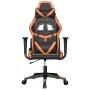 Massagesessel aus Kunstleder schwarz und orange von , Gaming-Stühle - Ref: Foro24-345429, Preis: 124,12 €, Rabatt: %