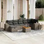 Set mit 8 Gartensofas und Kissen synthetisches Rattangrau von , Gartensets - Ref: Foro24-3265183, Preis: 534,90 €, Rabatt: %