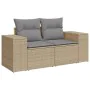 Set mit 9 Gartensofas mit beigen Kissen aus synthetischem Rattan von , Gartensets - Ref: Foro24-3225534, Preis: 692,14 €, Rab...