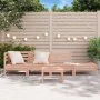 4-seater garden sofa made of solid Douglas fir wood by , Modular outdoor sofas - Ref: Foro24-838052, Price: 169,97 €, Discoun...