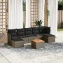 8-piece garden sofa set and gray synthetic rattan cushions by , Garden sets - Ref: Foro24-3223778, Price: 461,52 €, Discount: %