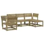 5-piece garden sofa set made of impregnated pine wood by , Garden sets - Ref: Foro24-3216919, Price: 419,35 €, Discount: %