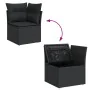 8-piece garden sofa set and black synthetic rattan cushions by , Garden sets - Ref: Foro24-3256069, Price: 639,96 €, Discount: %