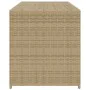 Garten-Aufbewahrungsbox, synthetischer Rattan-Beige-Mix, 283 l von , Aufbewahrungsboxen für den Außenbereich - Ref: Foro24-36...