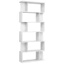 Glossy white shelving/space divider 80x24x192 cm by vidaXL, Bookcases and shelves - Ref: Foro24-800096, Price: 111,62 €, Disc...