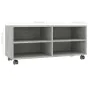 TV-Möbel mit Rädern, Sperrholz, grauer Beton, 90x35x35 cm von vidaXL, TV-Möbel - Ref: Foro24-800184, Preis: 55,66 €, Rabatt: %