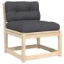 5-piece garden sofa set with solid pine wood cushions by , Garden sets - Ref: Foro24-3216965, Price: 406,15 €, Discount: %