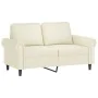 Set von Sofas mit 2 Stück cremefarbenen Samtkissen von , Sofas - Ref: Foro24-3202218, Preis: 460,44 €, Rabatt: %