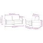 Set von Sofas mit 2 Stück cremefarbenen Samtkissen von , Sofas - Ref: Foro24-3202218, Preis: 460,44 €, Rabatt: %