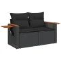 8-teiliges Gartensofa-Set und schwarze synthetische Rattankissen von , Gartensets - Ref: Foro24-3227126, Preis: 562,47 €, Rab...