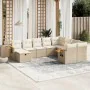 Garden sofa set with beige cushions 10 pieces synthetic rattan by , Garden sets - Ref: Foro24-3227157, Price: 809,47 €, Disco...