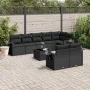 8-teiliges Gartensofa-Set und schwarze synthetische Rattankissen von , Gartensets - Ref: Foro24-3252762, Preis: 762,64 €, Rab...