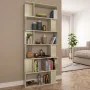 Regal/Trennwand aus eichenfarbenem Sperrholz, 80 x 24 x 192 cm von vidaXL, Bücherregale und Regale - Ref: Foro24-800093, Prei...