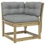 Garden sofa set 6 pieces with cushions made of impregnated pine wood by , Garden sets - Ref: Foro24-3217039, Price: 613,58 €,...