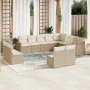 12-piece garden sofa set and brown synthetic rattan cushions by , Garden sets - Ref: Foro24-3258873, Price: 919,25 €, Discoun...