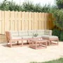 Douglas 5-piece garden sofa set with solid wood cushions by , Garden sets - Ref: Foro24-3217013, Price: 468,02 €, Discount: %