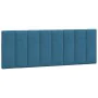 Padded velvet blue headboard 120 cm by , Headboards and footboards - Ref: Foro24-374665, Price: 44,17 €, Discount: %