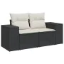 6-teiliges Gartensofa-Set und schwarze synthetische Rattankissen von , Gartensets - Ref: Foro24-3222915, Preis: 381,08 €, Rab...