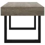 Center table made of gray and black MDF and iron, measuring 90x45x40 cm. by vidaXL, Coffee table - Ref: Foro24-286101, Price:...