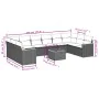 11-teiliges Gartensofa-Set mit beigen synthetischen Rattankissen von , Gartensets - Ref: Foro24-3258734, Preis: 730,69 €, Rab...