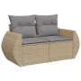 7-teiliges Gartensofa-Set und beige synthetische Rattankissen von , Gartensets - Ref: Foro24-3221438, Preis: 515,96 €, Rabatt: %