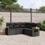 5-piece garden furniture set and black synthetic rattan cushions by , Garden sets - Ref: Foro24-3259199, Price: 376,73 €, Dis...