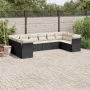 Garden sofa set 10 pieces with black synthetic rattan cushions by , Garden sets - Ref: Foro24-3218196, Price: 644,98 €, Disco...