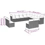 Gartensofa-Set mit Kissen 13-teilig aus braunem PE-Rattan von , Gartensets - Ref: Foro24-3218493, Preis: 846,04 €, Rabatt: %