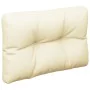 Cushions for pallet sofa 2 units cream fabric by , Cushions for chairs and sofas - Ref: Foro24-314485, Price: 28,71 €, Discou...