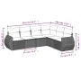 Garden sofa set with 6-piece synthetic rattan beige cushions by , Garden sets - Ref: Foro24-3221408, Price: 454,79 €, Discoun...