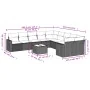 11-teiliges Gartensofa-Set mit beigen synthetischen Rattankissen von , Gartensets - Ref: Foro24-3219508, Preis: 825,21 €, Rab...