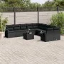 Garden sofa set 11 pieces and black synthetic rattan cushions by , Garden sets - Ref: Foro24-3253052, Price: 778,76 €, Discou...