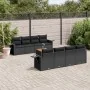 8-piece garden sofa set with black synthetic rattan cushions by , Modular outdoor sofas - Ref: Foro24-3224480, Price: 571,66 ...