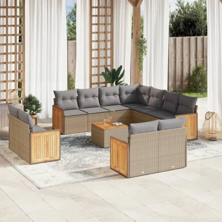 Set mit 12 Gartensofas und Kissen Kunstrattanbraun von , Gartensets - Ref: Foro24-3228187, Preis: 966,03 €, Rabatt: %