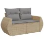 Garden sofa set with cushions 6 pieces beige synthetic rattan by , Garden sets - Ref: Foro24-3221428, Price: 454,79 €, Discou...