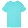 Children's short-sleeved t-shirt in aquamarine color 92 by , Kids T-shirts - Ref: Foro24-11619, Price: 9,20 €, Discount: %