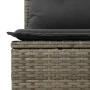 Set mit 10 Gartensofas mit Kissen synthetisches Rattangrau von , Modulare Sofas für den Außenbereich - Ref: Foro24-3224849, P...