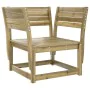 Pine impregnated wood garden chair by , Outdoor sofas - Ref: Foro24-844678, Price: 84,74 €, Discount: %