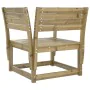 Pine impregnated wood garden chair by , Outdoor sofas - Ref: Foro24-844678, Price: 84,74 €, Discount: %