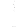 White powder coated iron coat rack 175 cm by , Hat and coat racks - Ref: Foro24-377104, Price: 44,38 €, Discount: %