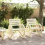 Garden chairs 2 pcs solid fir wood 58x58x78.5 cm by , Garden chairs - Ref: Foro24-365101, Price: 194,47 €, Discount: %