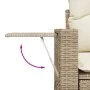 Garden furniture set, 14 pieces with beige synthetic rattan cushions. by , Modular outdoor sofas - Ref: Foro24-3224840, Price...